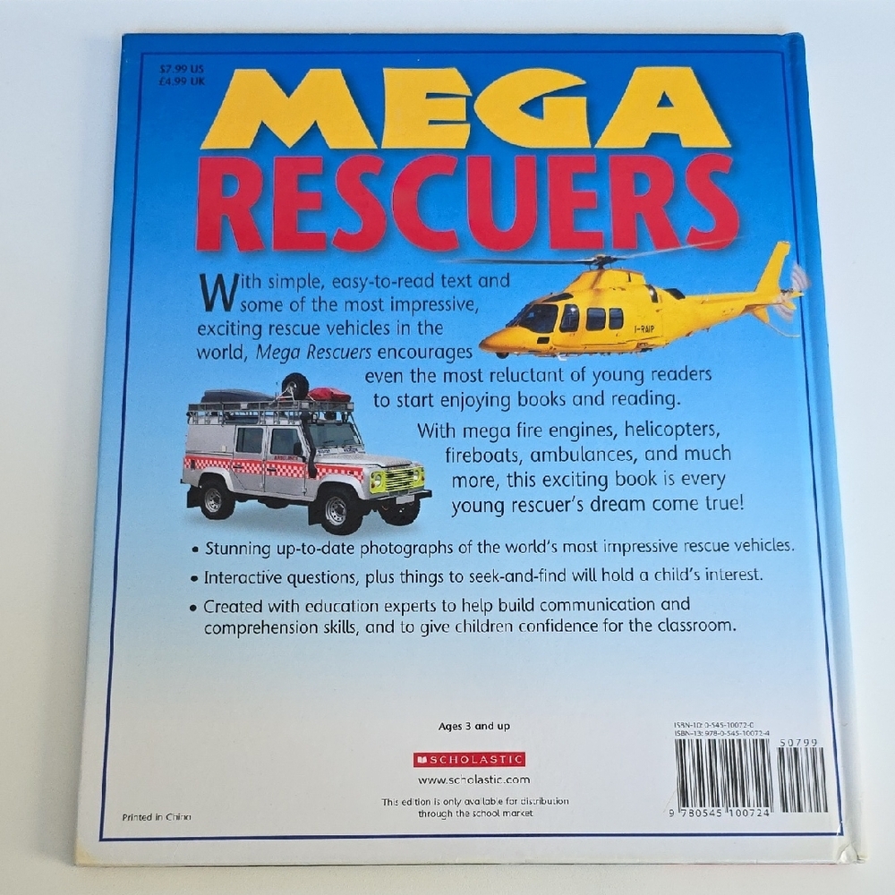 Mega Rescuers Book - Hardcover - Picture 2 of 6